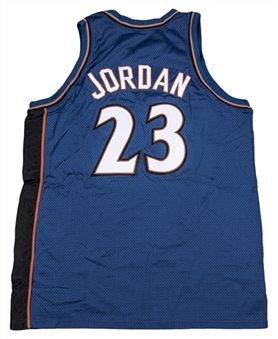 2002-2003 Michael Jordan Game Used Washington Wizards Road Jersey (Meza LOA)